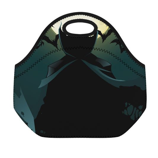 Halloween Vampire Silhouette Print Neoprene Lunch Bag