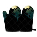Halloween Vampire Silhouette Print Oven Mitts