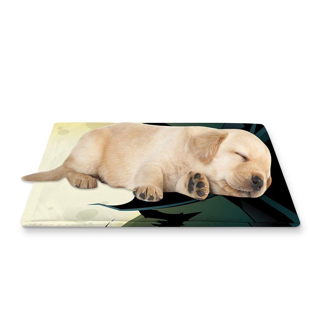 Halloween Vampire Silhouette Print Pet Cooling Mat Cover