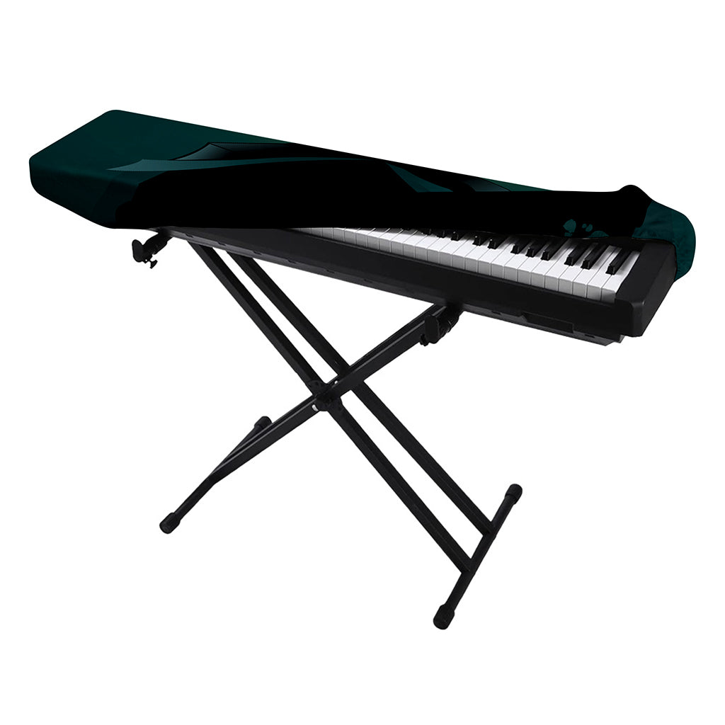 Halloween Vampire Silhouette Print Piano Keyboard Cover
