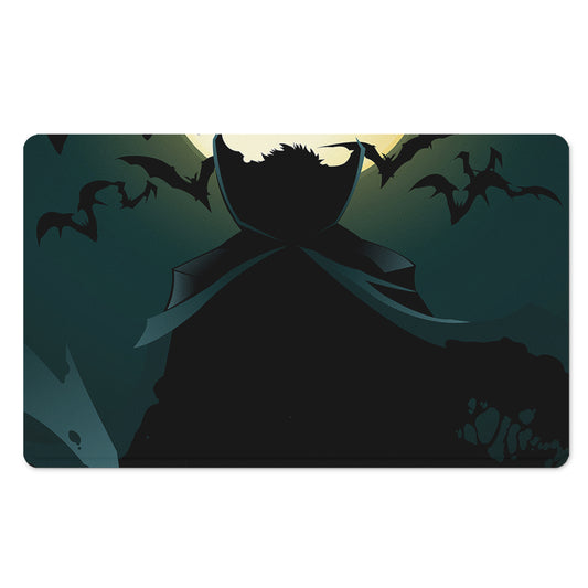 Halloween Vampire Silhouette Print Polyester Doormat
