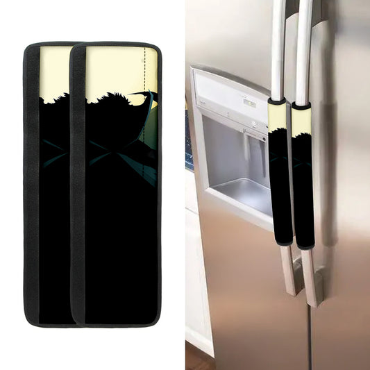 Halloween Vampire Silhouette Print Refrigerator Handle Covers