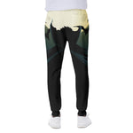 Halloween Vampire Silhouette Print Scuba Joggers