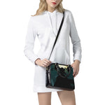 Halloween Vampire Silhouette Print Shoulder Handbag