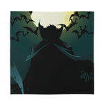Halloween Vampire Silhouette Print Silk Bandana