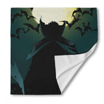 Halloween Vampire Silhouette Print Silk Bandana