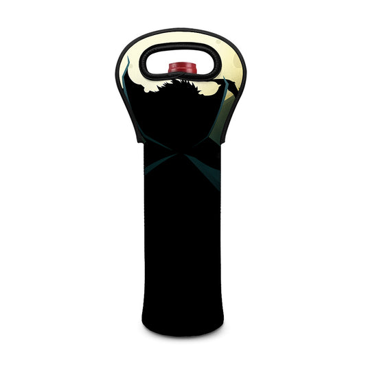 Halloween Vampire Silhouette Print Single Neoprene Wine Tote