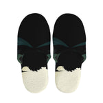 Halloween Vampire Silhouette Print Slippers