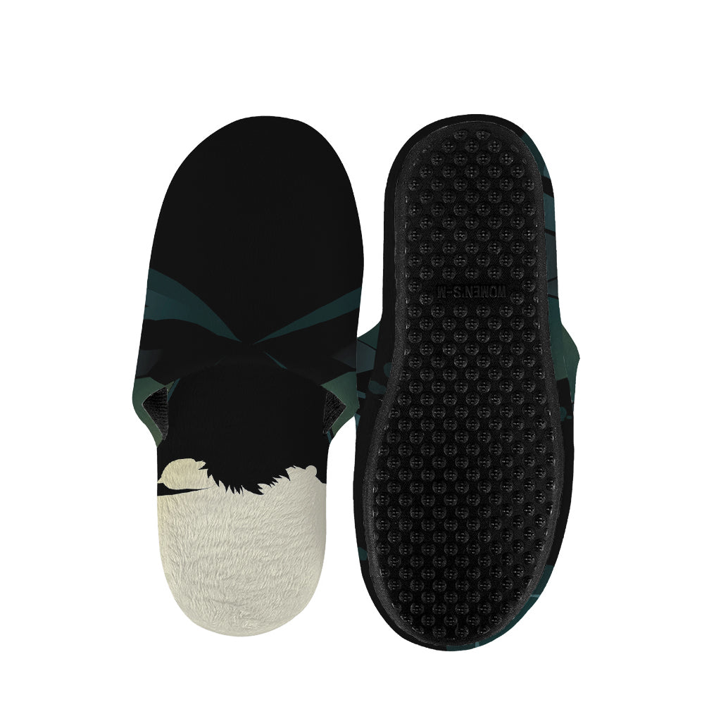 Halloween Vampire Silhouette Print Slippers