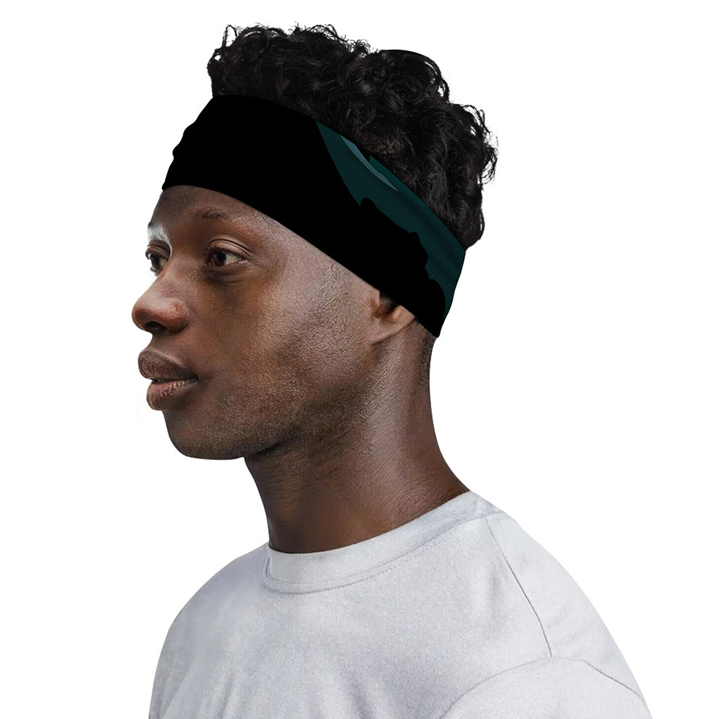 Halloween Vampire Silhouette Print Sports Headband