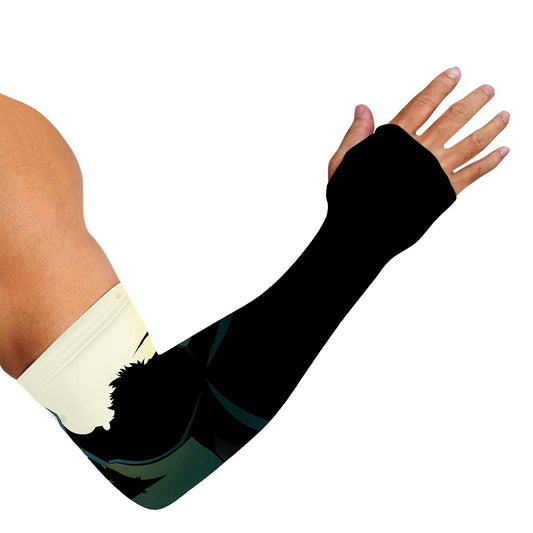 Halloween Vampire Silhouette Print Sun Protection Arm Sleeves
