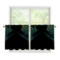 Halloween Vampire Silhouette Print Tier Curtains