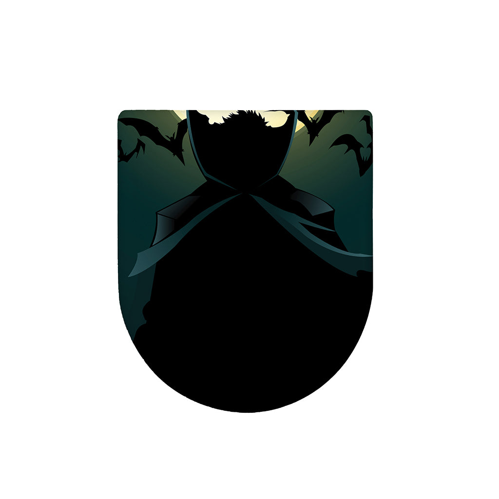 Halloween Vampire Silhouette Print Toilet Lid Cover