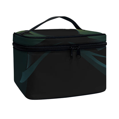 Halloween Vampire Silhouette Print Travel Makeup Bag