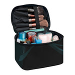Halloween Vampire Silhouette Print Travel Makeup Bag
