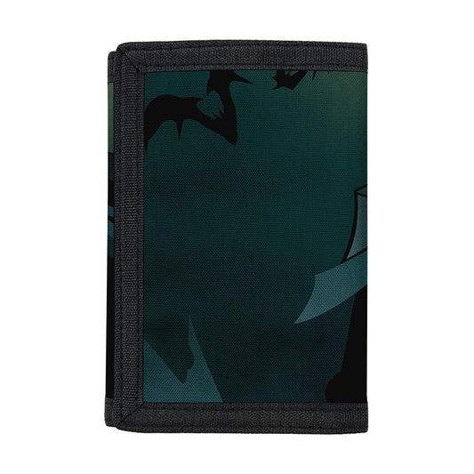 Halloween Vampire Silhouette Print Trifold Wallet