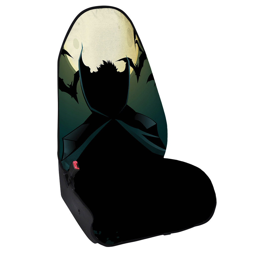 Halloween Vampire Silhouette Print Waterproof Car Seat Cover