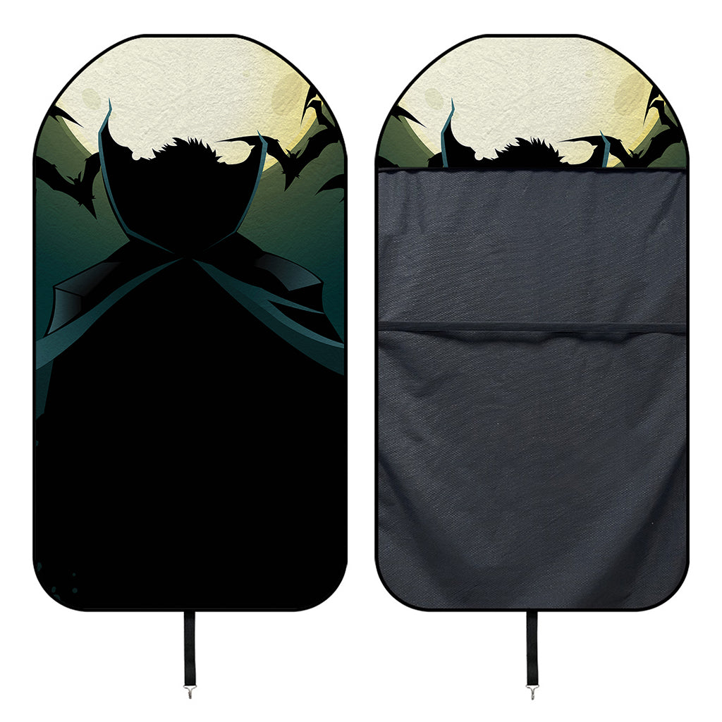 Halloween Vampire Silhouette Print Waterproof Car Seat Cover