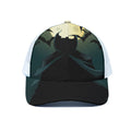 Halloween Vampire Silhouette Print White Mesh Trucker Hat