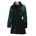 Halloween Vampire Silhouette Print Women's Bathrobe