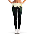 Halloween Vampire Silhouette Print Women's Leggings