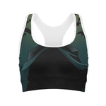 Halloween Vampire Silhouette Print Women's Sports Bra