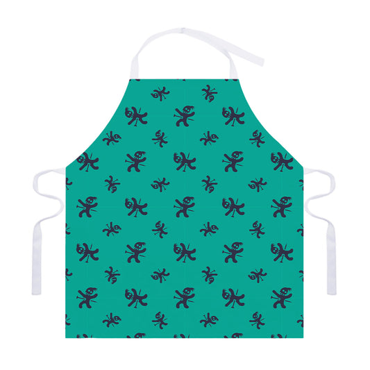 Halloween Voodoo Doll Pattern Print Adjustable Apron