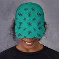 Halloween Voodoo Doll Pattern Print Baseball Cap