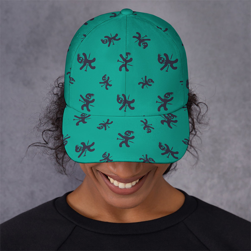 Halloween Voodoo Doll Pattern Print Baseball Cap