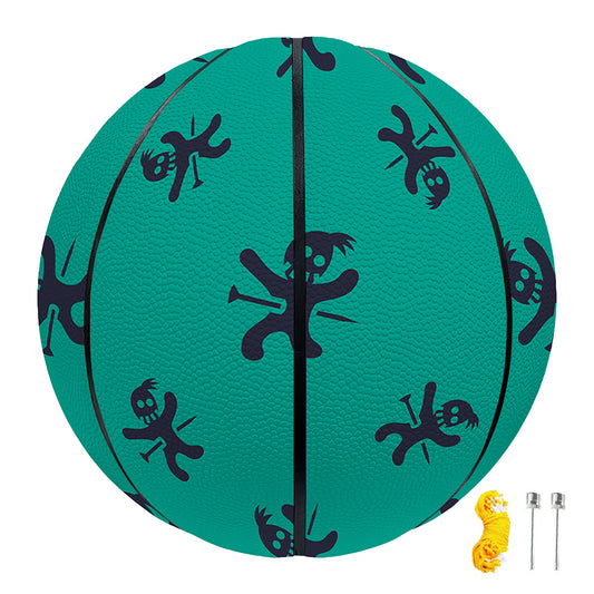 Halloween Voodoo Doll Pattern Print Basketball