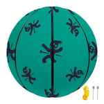 Halloween Voodoo Doll Pattern Print Basketball