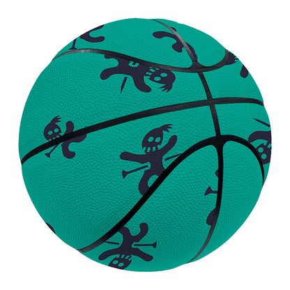 Halloween Voodoo Doll Pattern Print Basketball