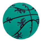 Halloween Voodoo Doll Pattern Print Basketball