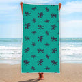 Halloween Voodoo Doll Pattern Print Beach Towel