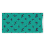 Halloween Voodoo Doll Pattern Print Beach Towel