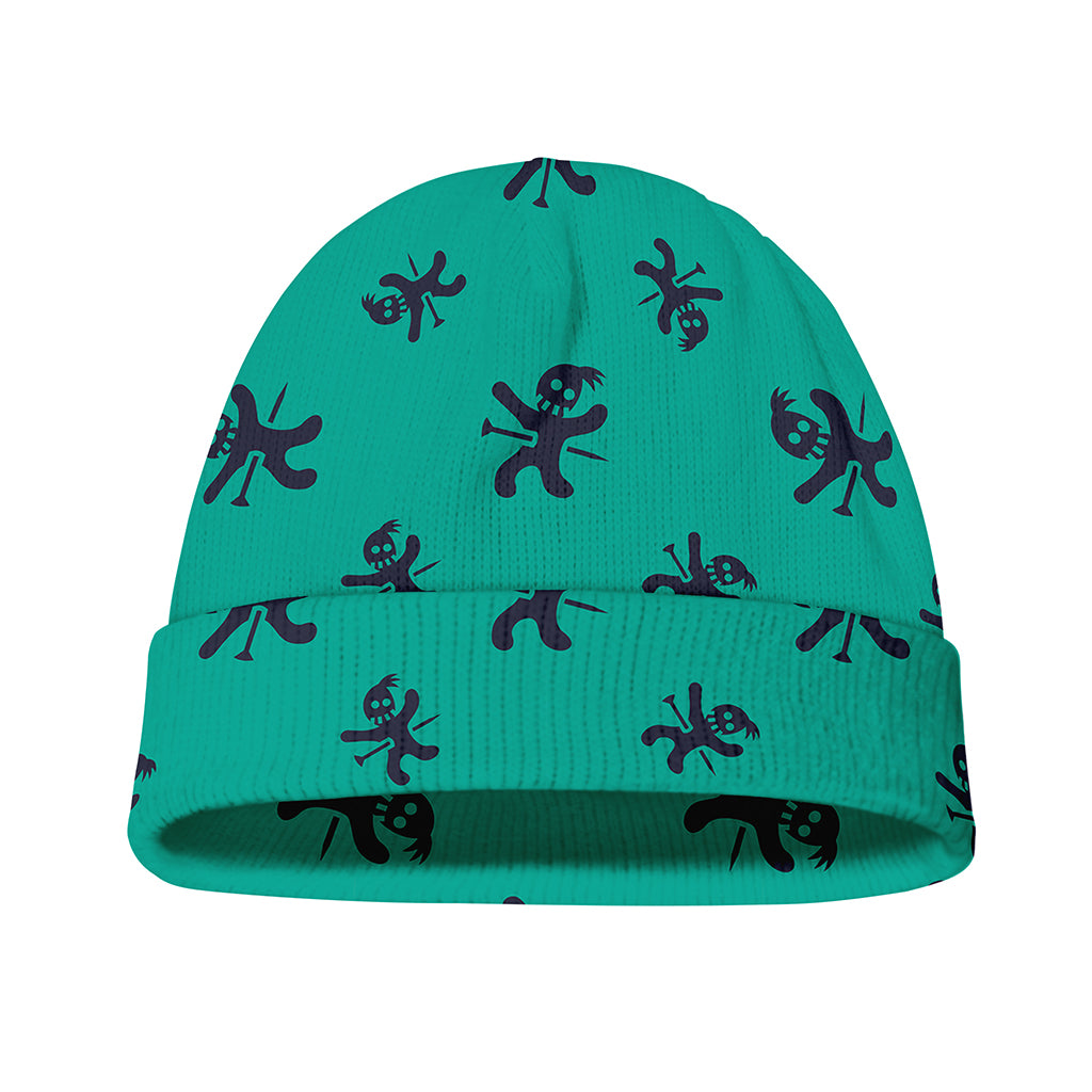 Halloween Voodoo Doll Pattern Print Beanie