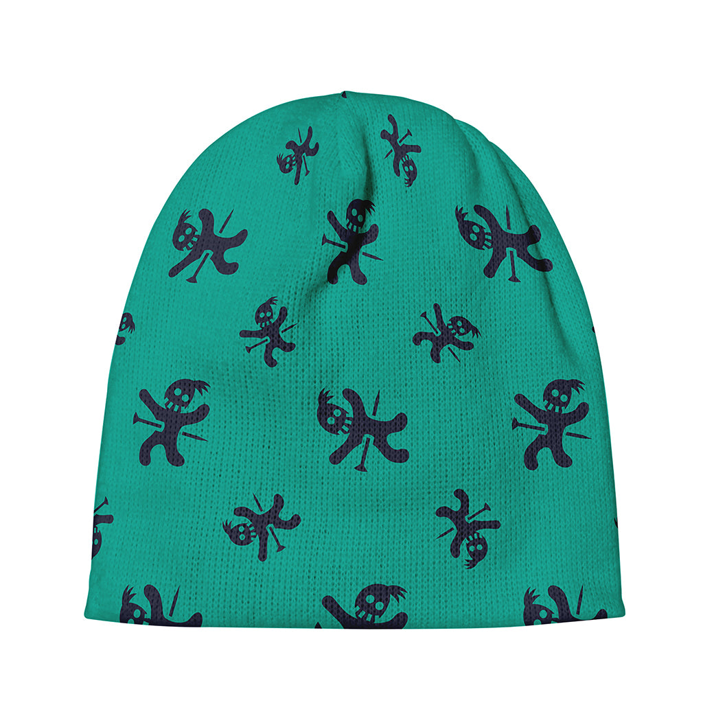 Halloween Voodoo Doll Pattern Print Beanie