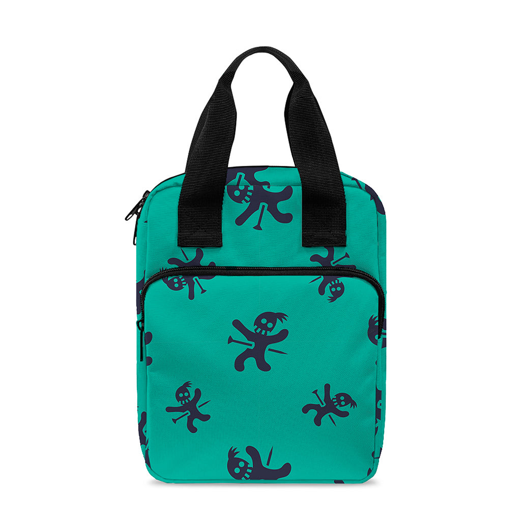 Halloween Voodoo Doll Pattern Print Bible Tote Bag
