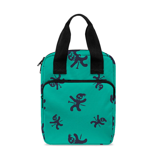 Halloween Voodoo Doll Pattern Print Bible Tote Bag
