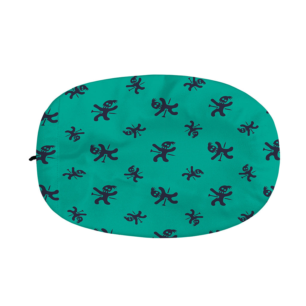 Halloween Voodoo Doll Pattern Print Car Side Mirror Covers
