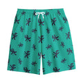Halloween Voodoo Doll Pattern Print Cotton Shorts