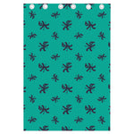 Halloween Voodoo Doll Pattern Print Curtain