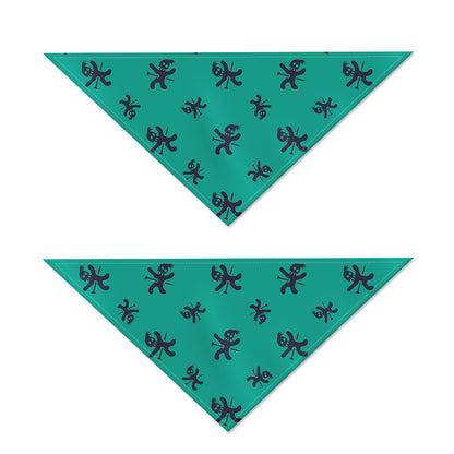 Halloween Voodoo Doll Pattern Print Dog Bandana