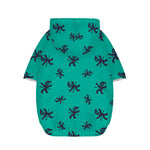 Halloween Voodoo Doll Pattern Print Dog Zip Up Hoodie