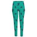 Halloween Voodoo Doll Pattern Print High-Waisted Pocket Leggings