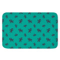 Halloween Voodoo Doll Pattern Print Indoor Door Mat