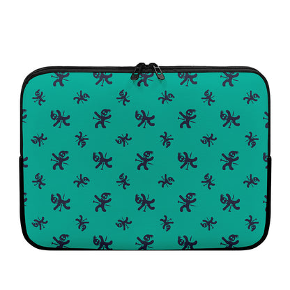 Halloween Voodoo Doll Pattern Print Laptop Sleeve