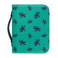 Halloween Voodoo Doll Pattern Print Leather Bible Cover
