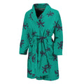 Halloween Voodoo Doll Pattern Print Men's Bathrobe