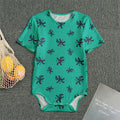 Halloween Voodoo Doll Pattern Print Men's Bodysuit